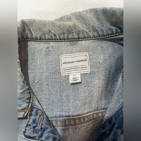 🎀Hand Painted Denim Jacket with Goose Design - Picture 7 of 7